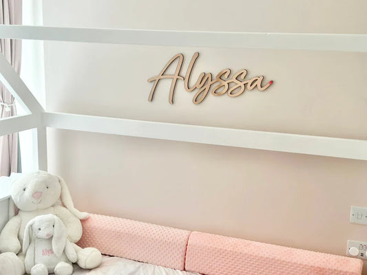 Shinny Acrylic Name Sign Personalized Name Wall Decor Birthday Nursery Name sign