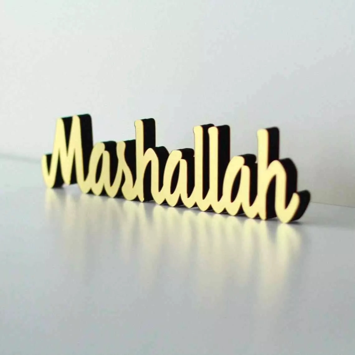 Tabletop Decor Bismillah, SubhanAllah, Alhamdulillah, AllahuAkbar, MashAllah