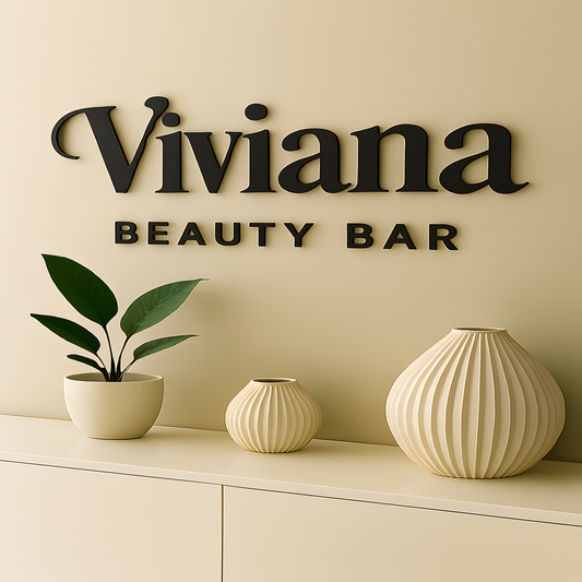 Custom 3D Acrylic Business Sign - Professional Salon Wall Decor