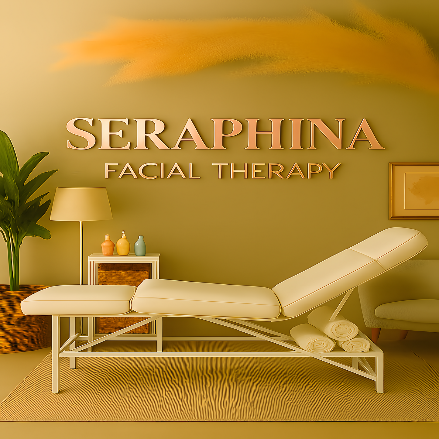 Custom 3D Acrylic Business Name Wall Sign (Salon & Spa)